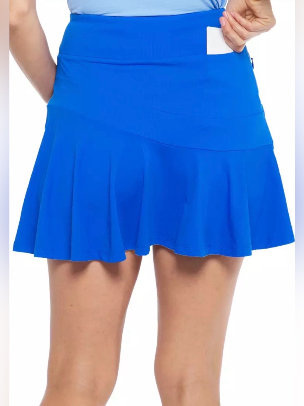Like new IBKUL Flounce Skort in bright blue